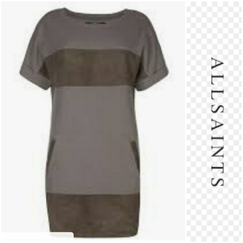 All Saints Diego Tee Dress - Picture 1 of 7